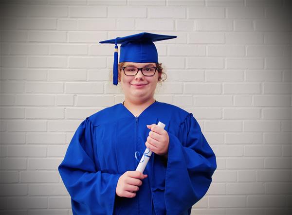 kid graduation headshot