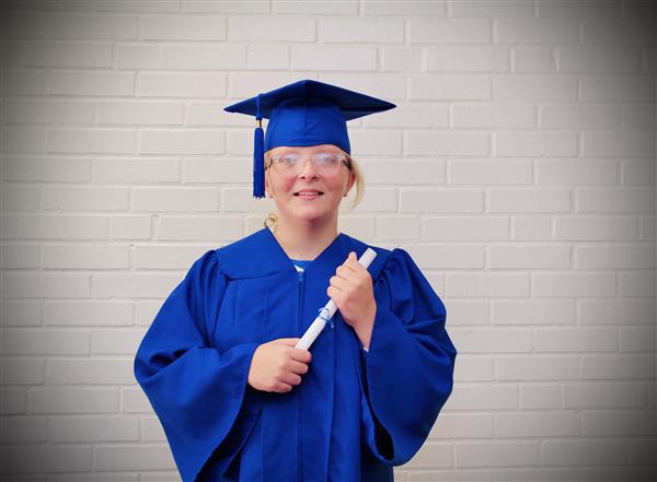 kid graduation headshot