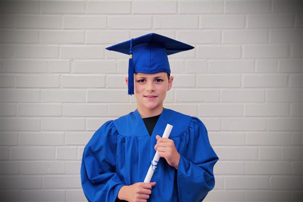 kid graduation headshot