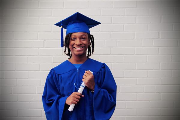 kid graduation headshot