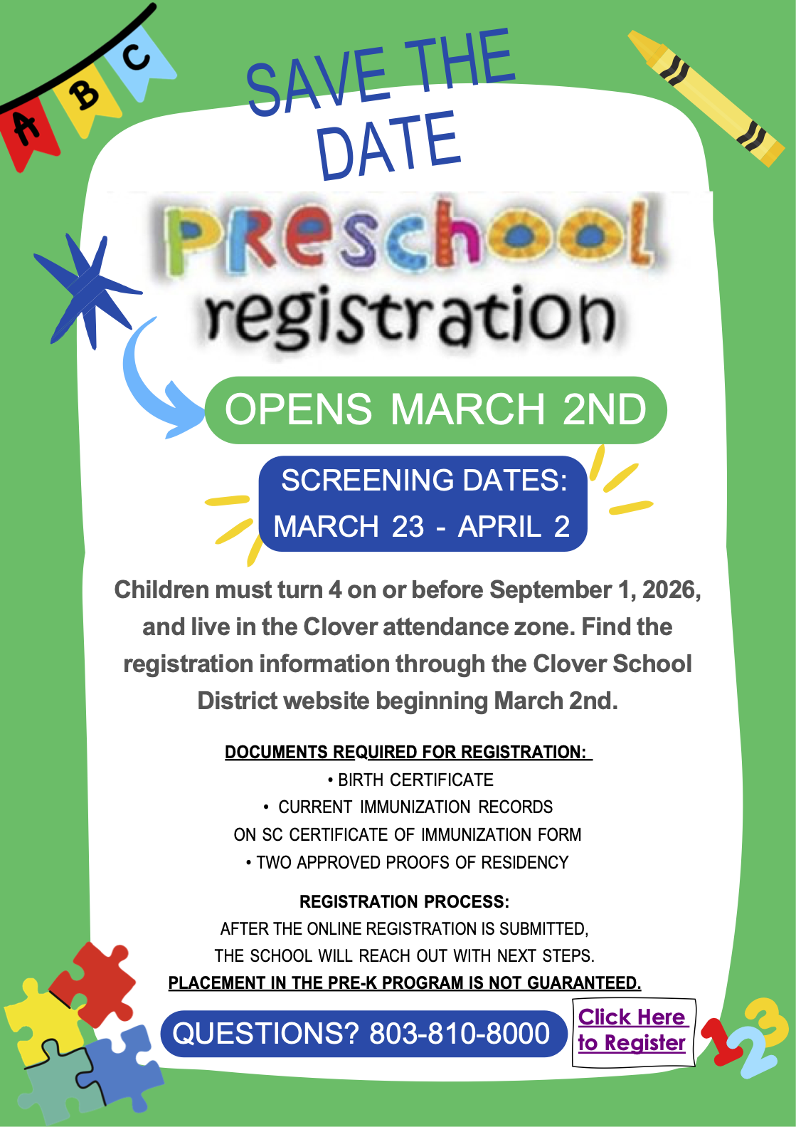 26-27 PreK Registration