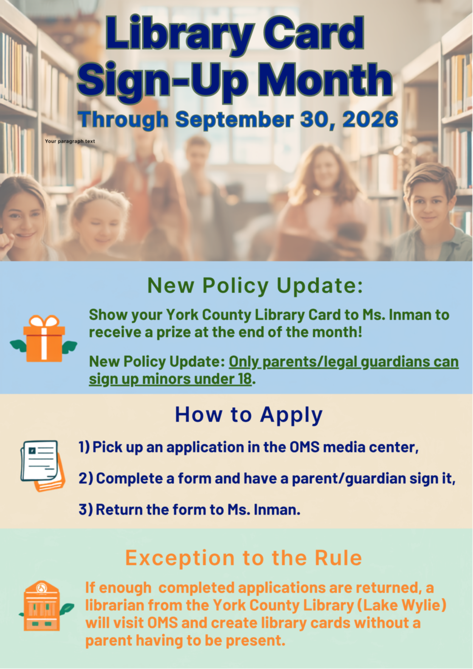 Library Card Sign-Up Month