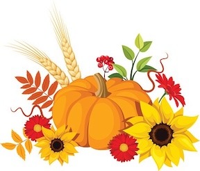 Pumpkin & Flowers