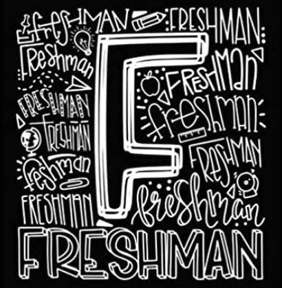 image with word freshman as artwork