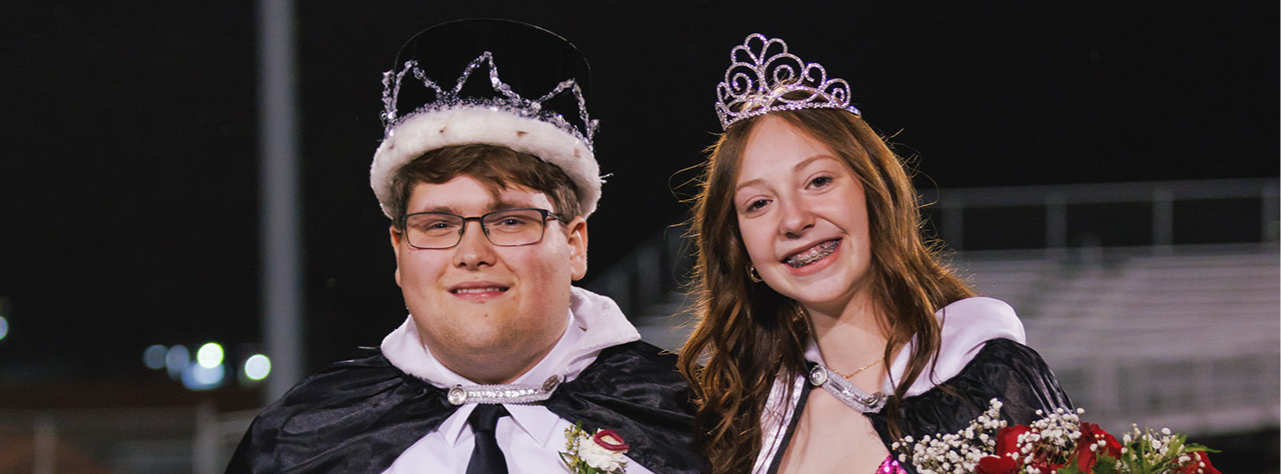 The 2024 Homecoming King and Queen