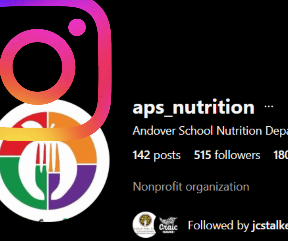 instagram andover public schools food services