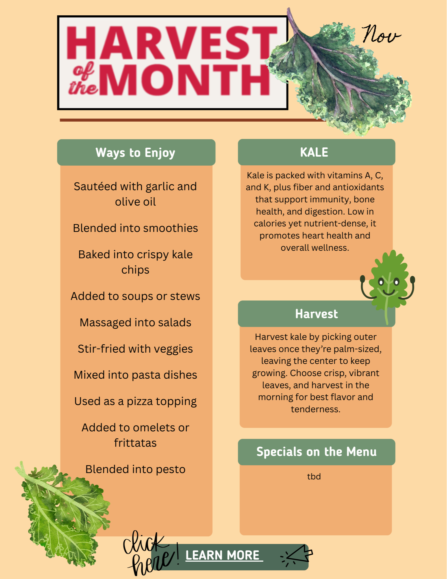 September harvest of the month