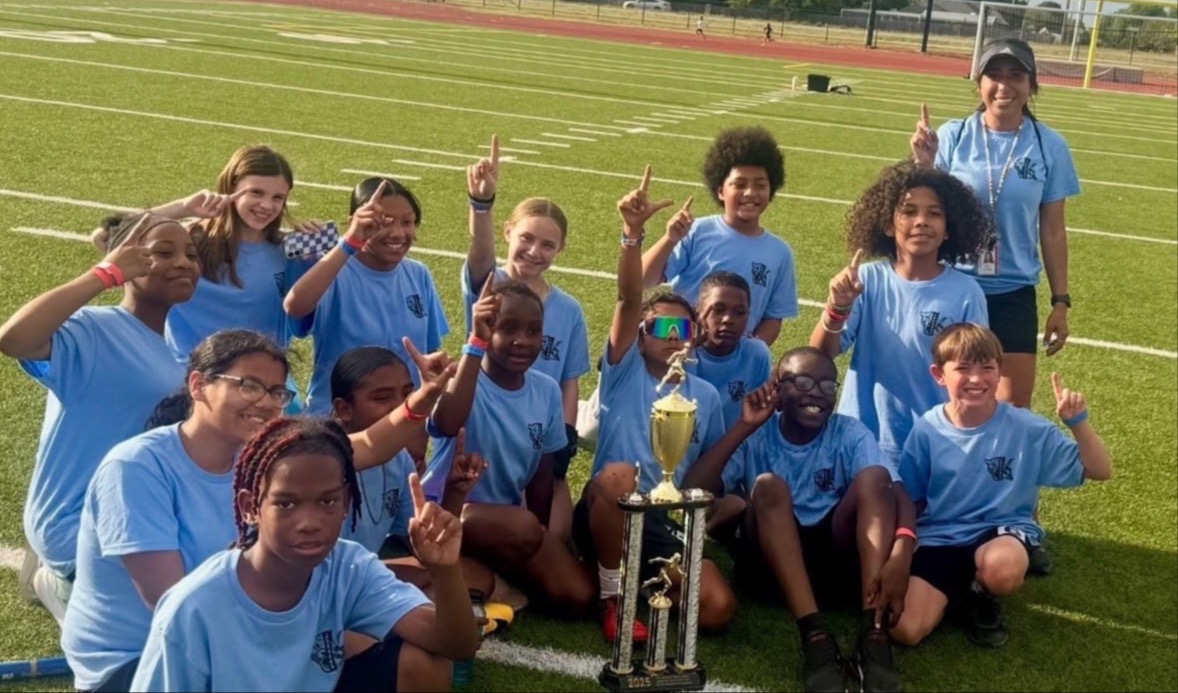 2025-2026 5th grade track meet - Purcell 1st place