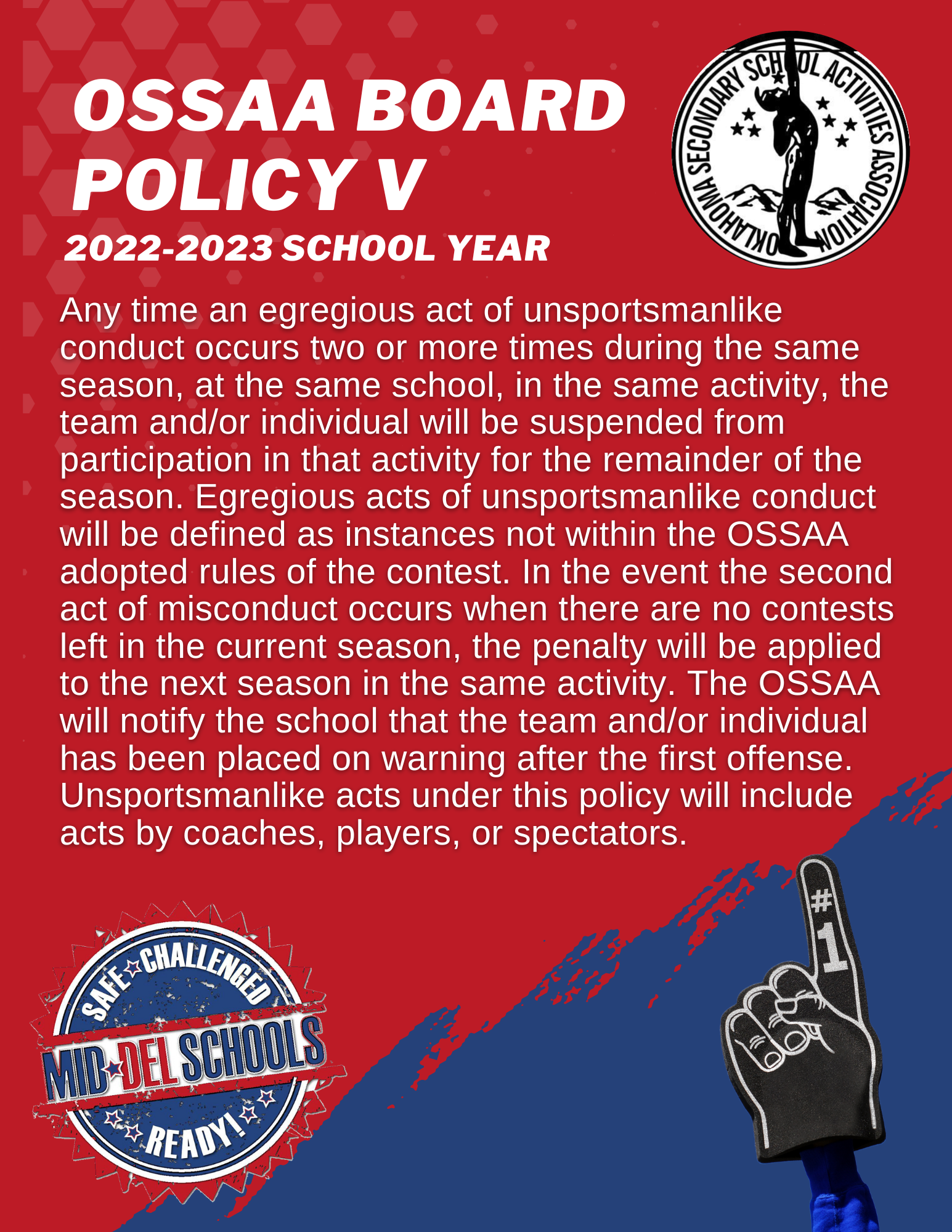OSSAA Policy 5
