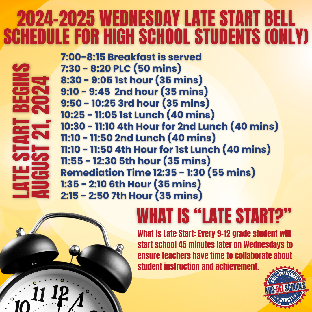 Late Start schedule