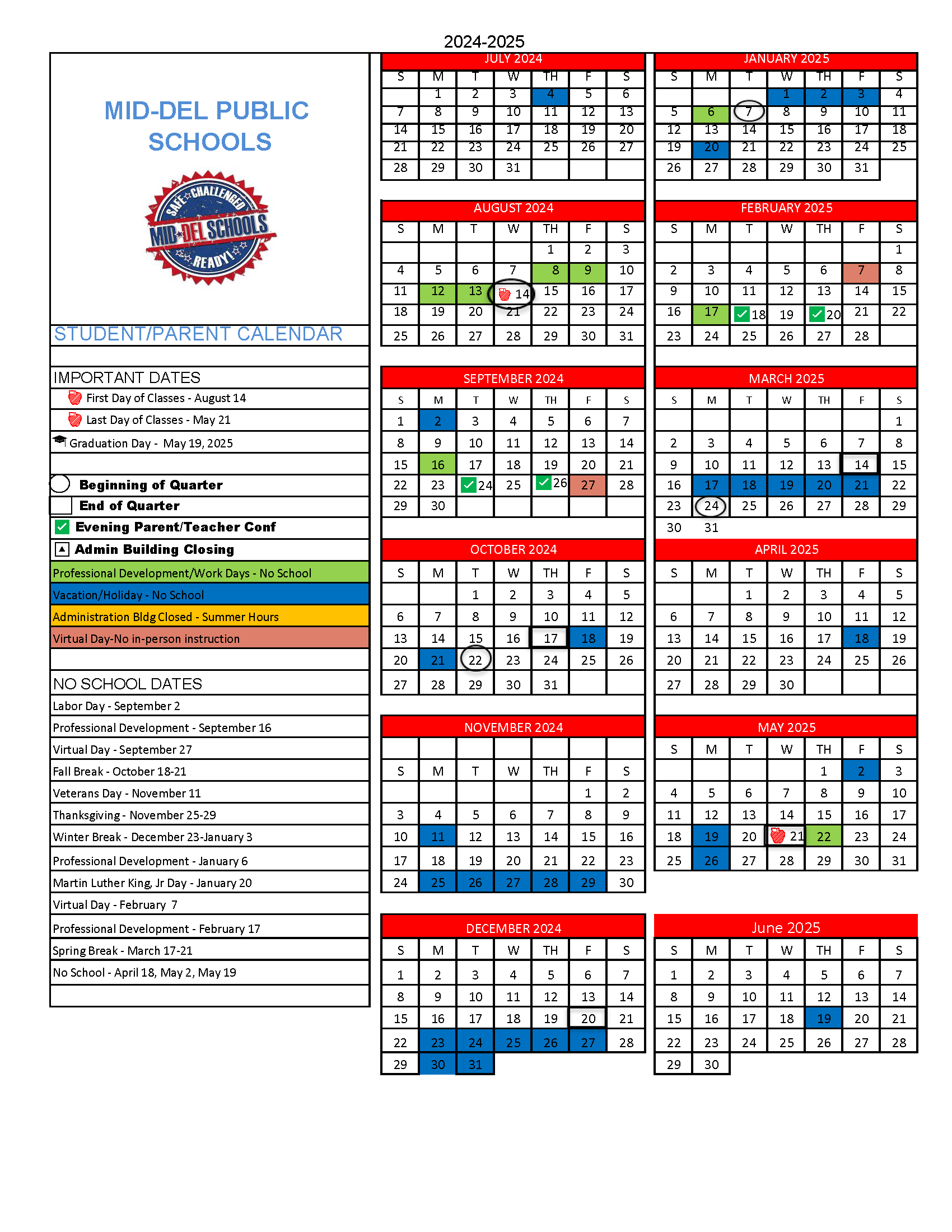 calendar image