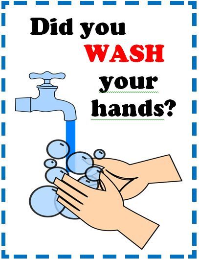 Did you wash your hands poster