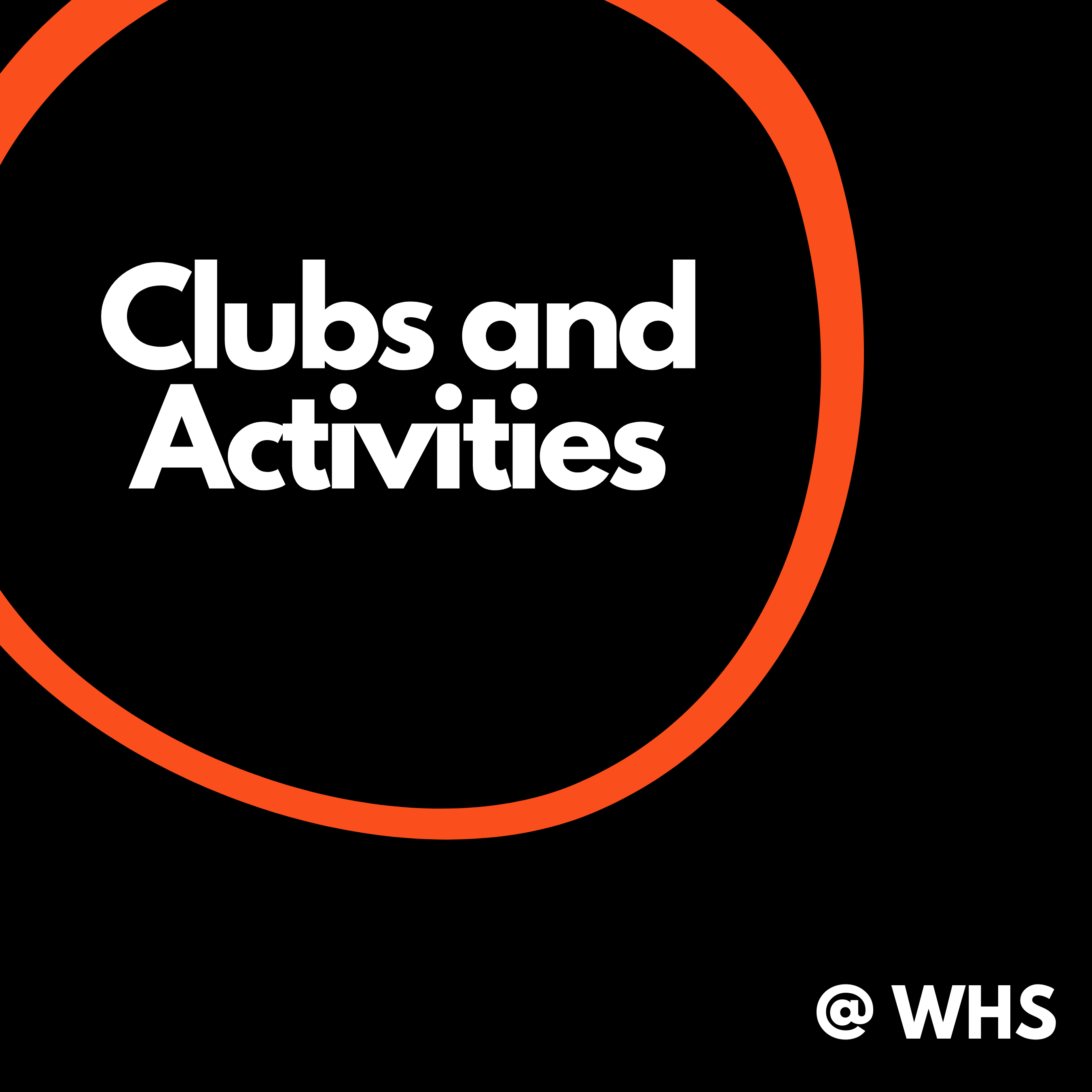 Clubs and activities graphic
