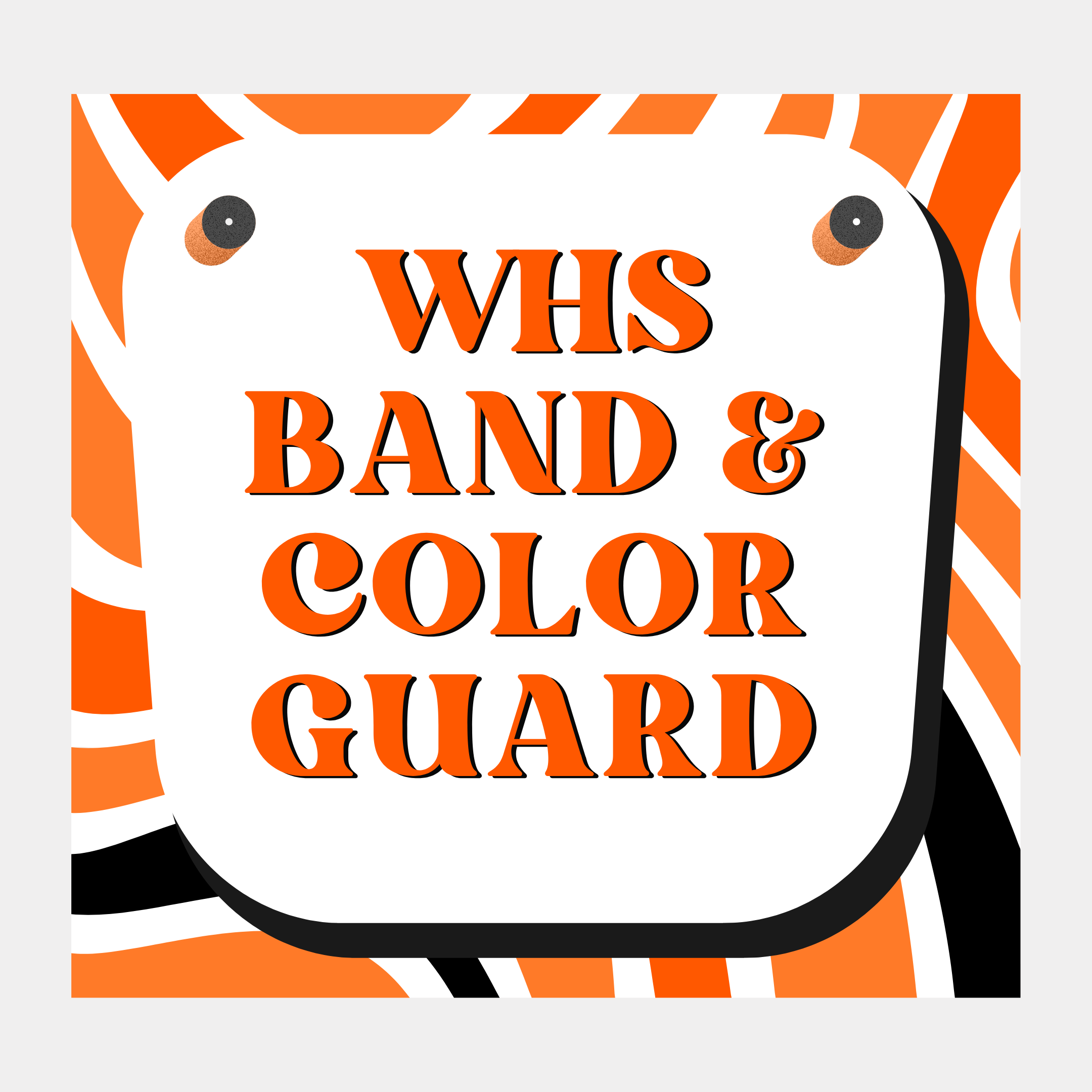 WHS band and colorguard