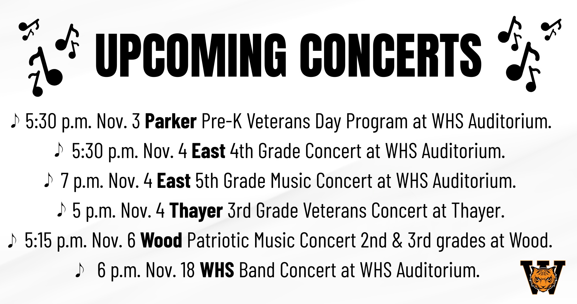 Upcoming Concerts