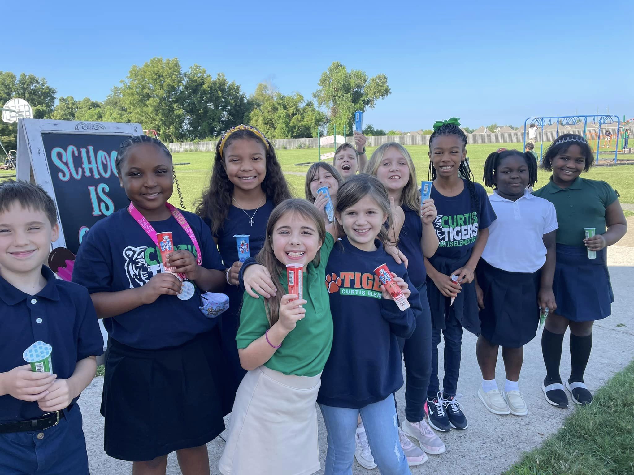 Popsicles on Playground