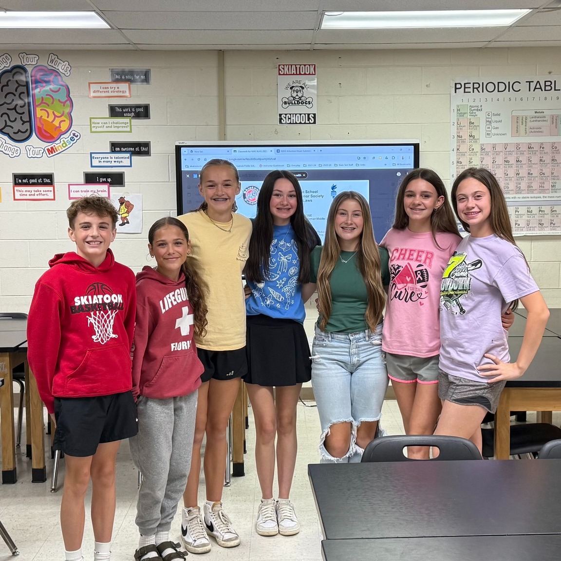 2025-2026 NJHS officers