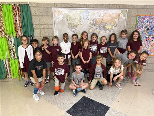 group of students of the class