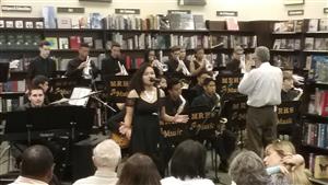 Jazz band in Library