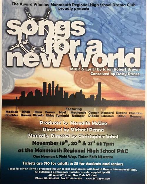 Songs for a new world logo
