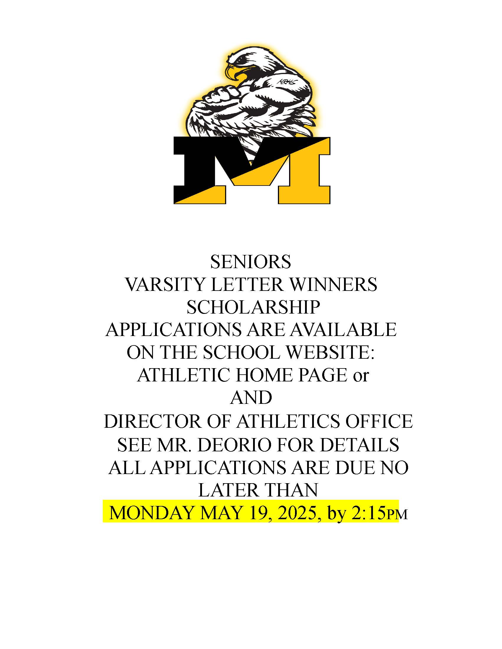 Athletic Scholarship 2025