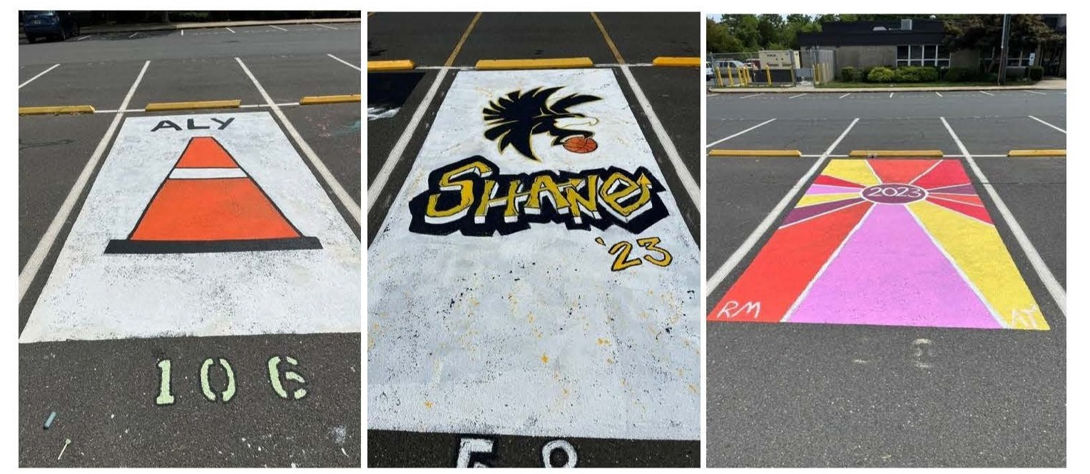 MRHS Parking Lot Painting