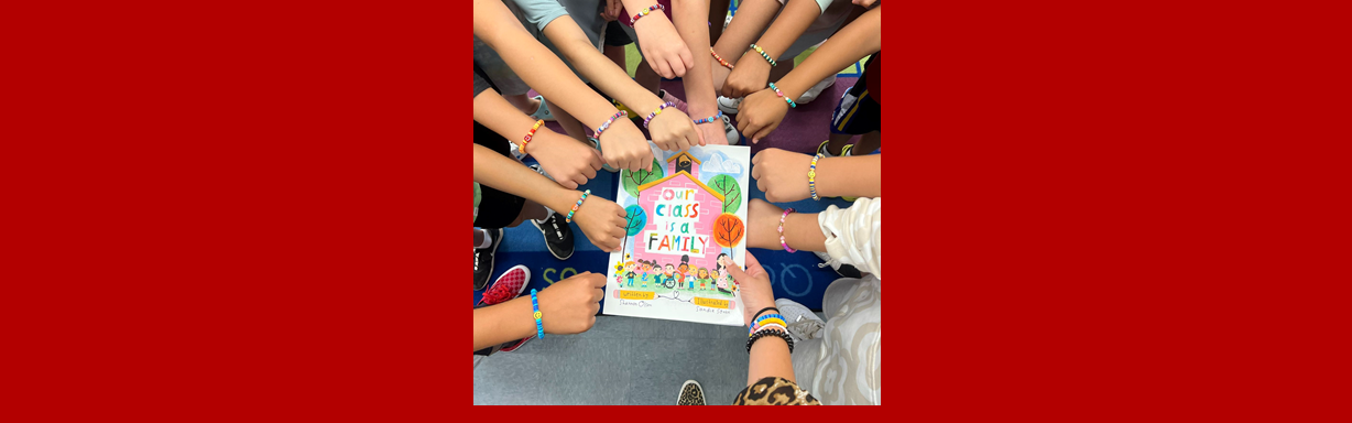 friendship bracelets -- "our class is a family"