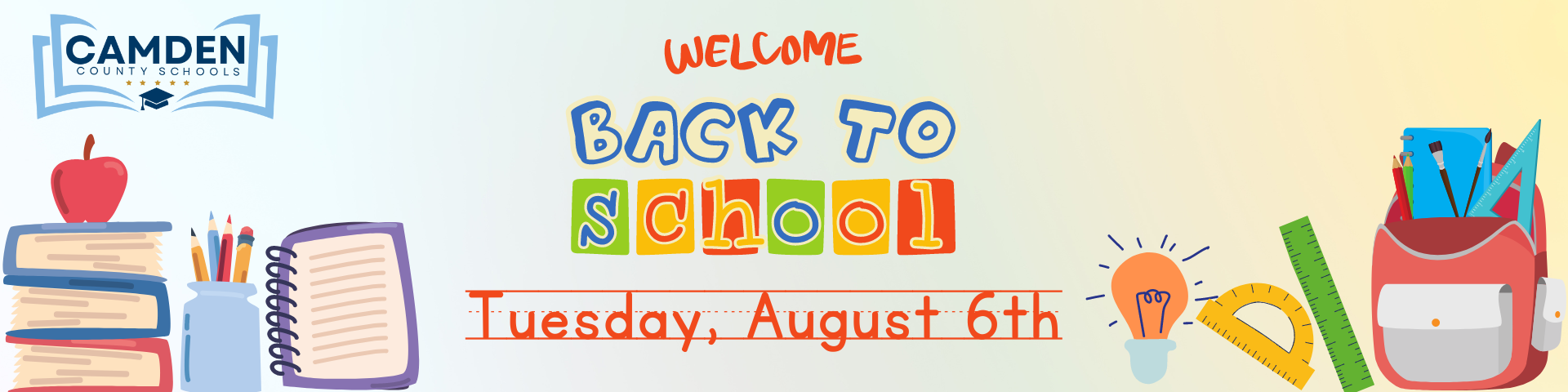 back to school banner tuesday august 6