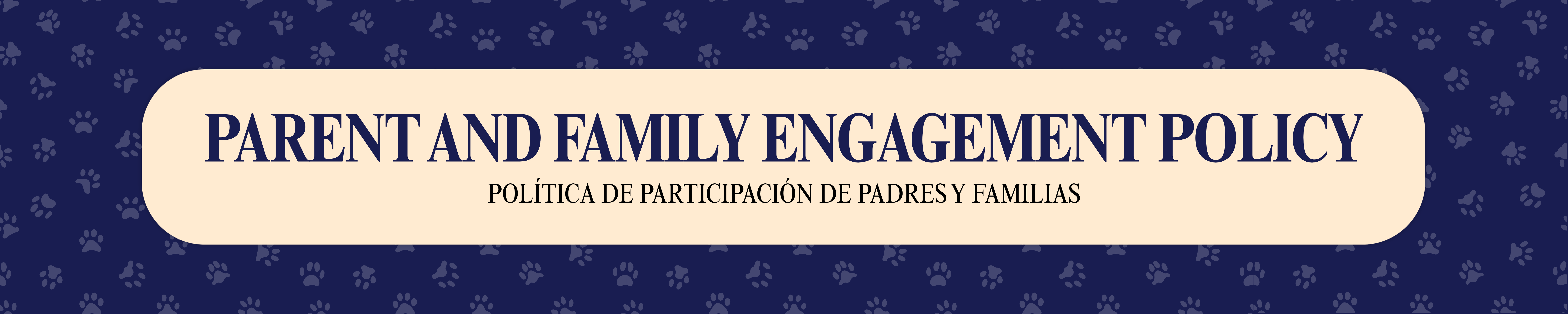 Parent and Family Engagement Policy