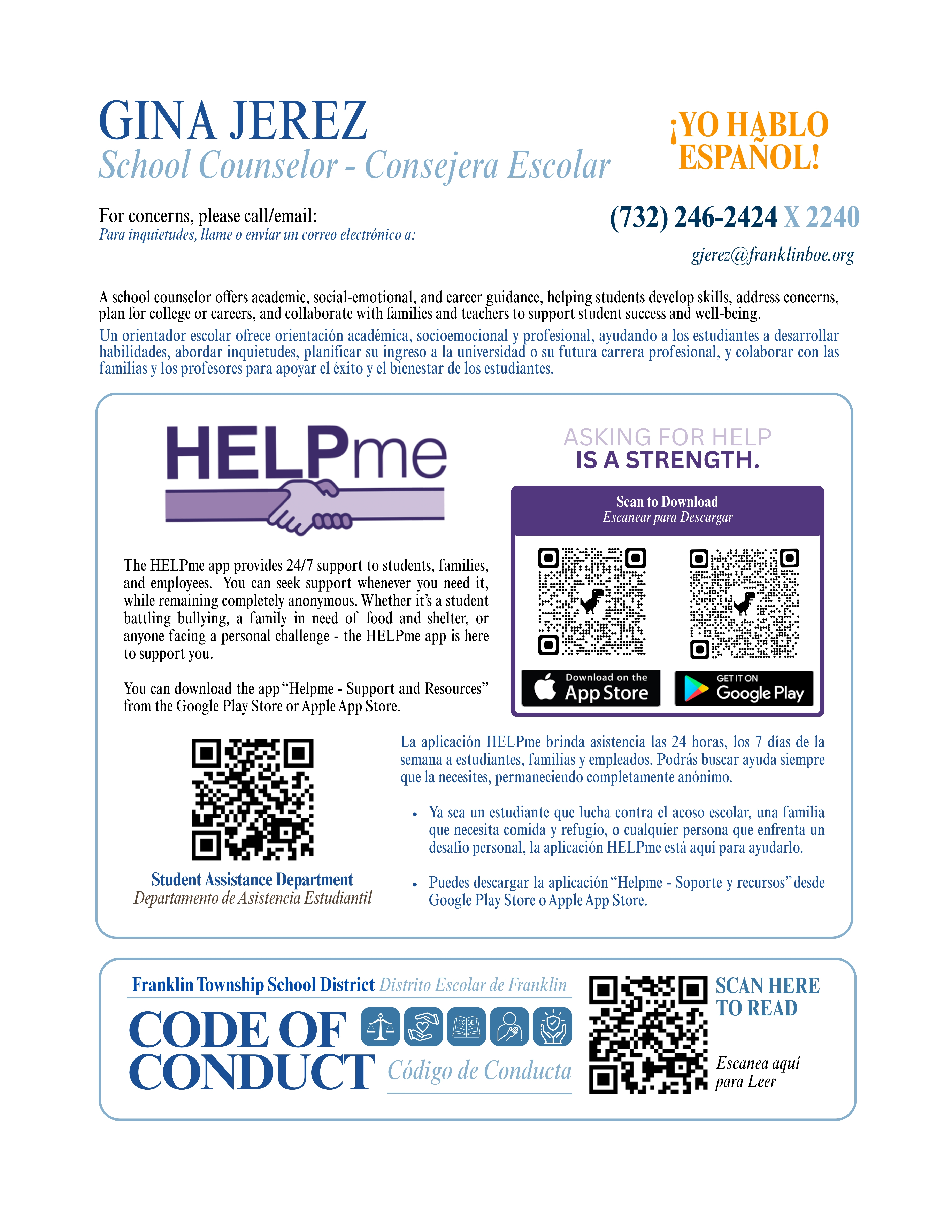 Counselor Info