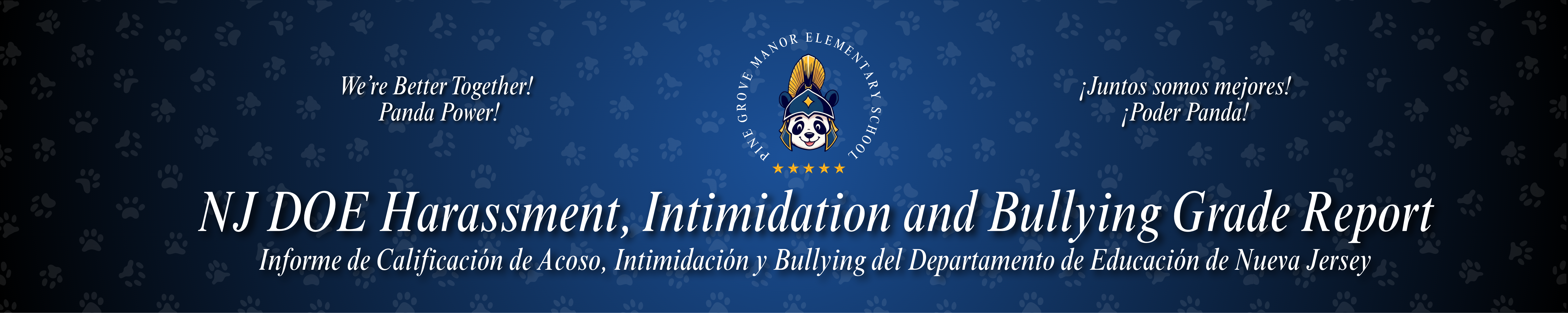 NJ DOE Harassment, Intimidation and Bullying Grade Report