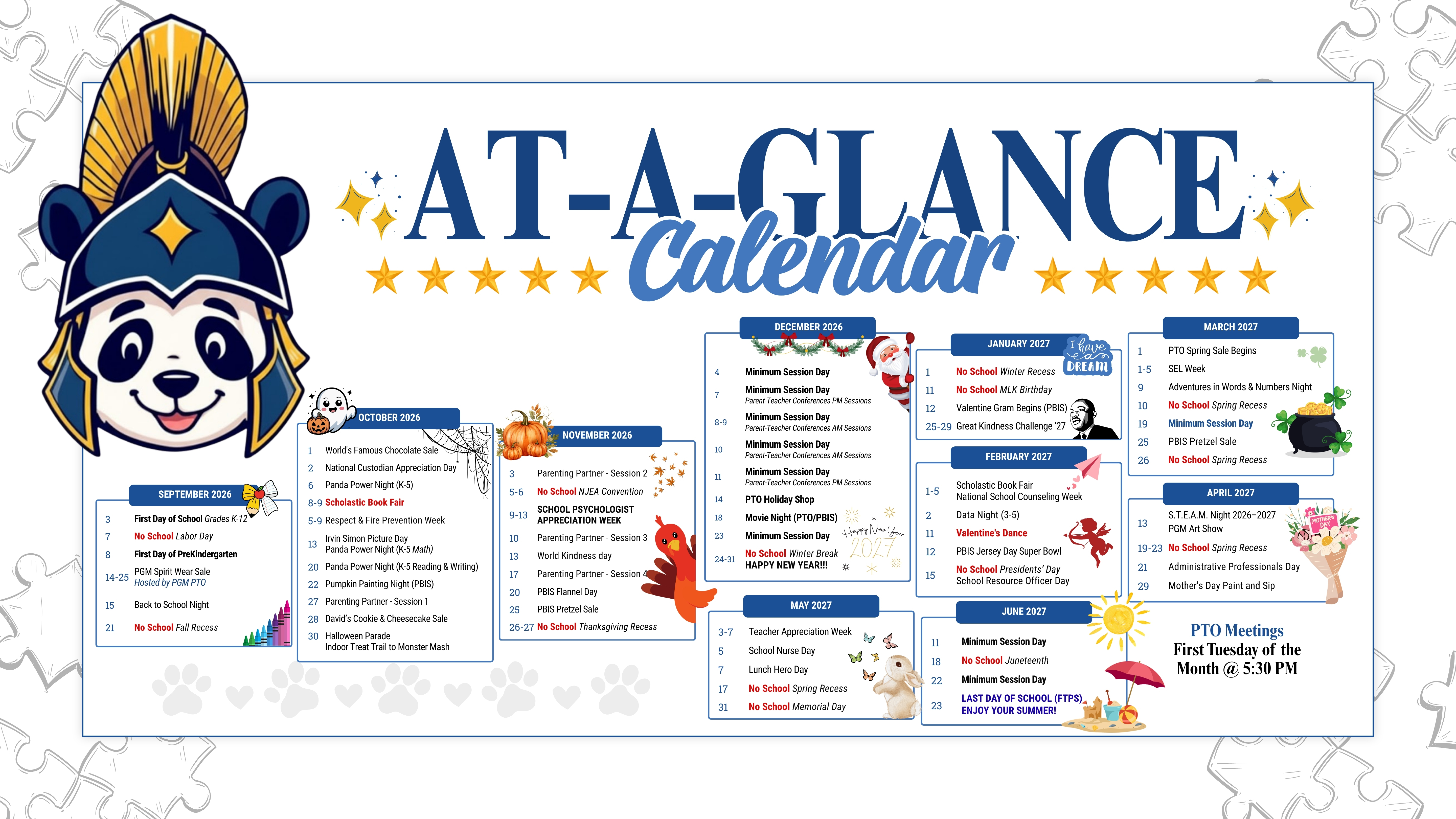 At-a-Glance Calendar