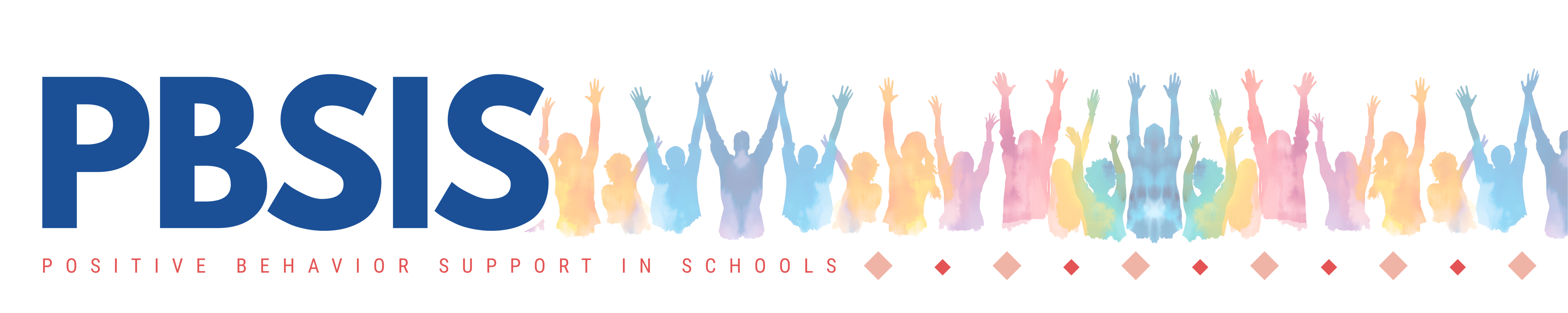 Logo for PBSIS, with a colorful, abstract line of diverse shapes in orange, yellow, pink, and blue against a black background.
