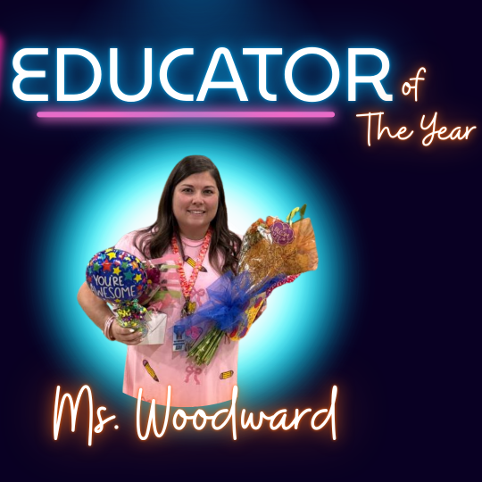 Ms. Woodward:  Meadowview Teacher of the Year