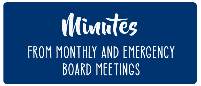 link to monthly and emergency board meeting minutes