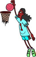 Girls basketball image