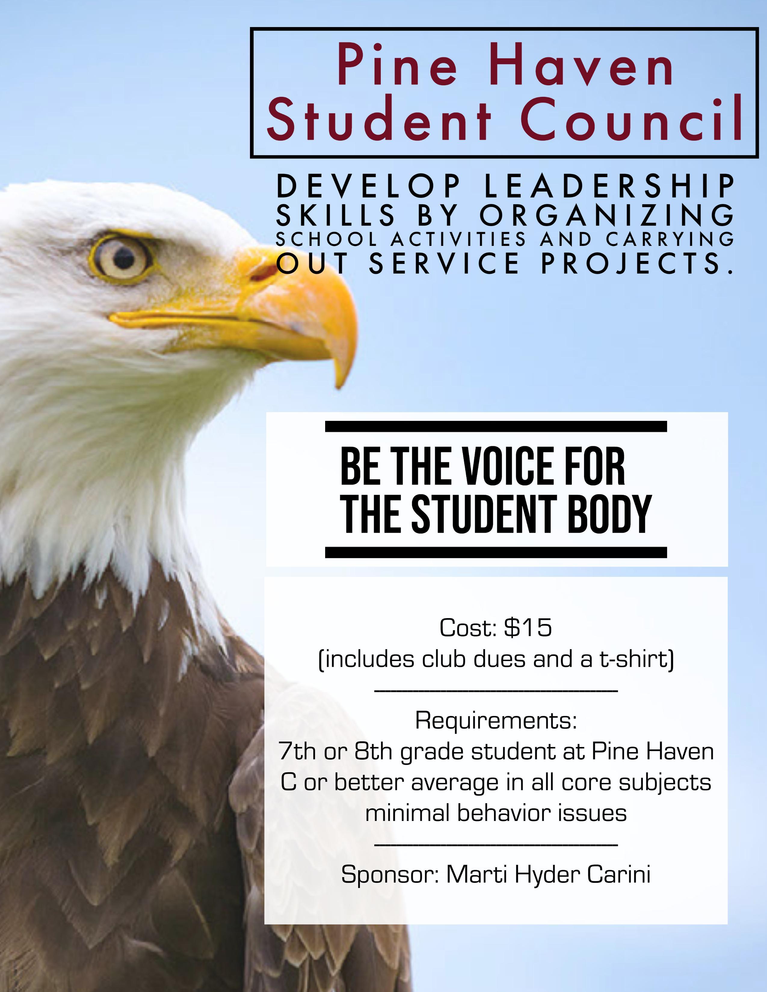 student council flyer