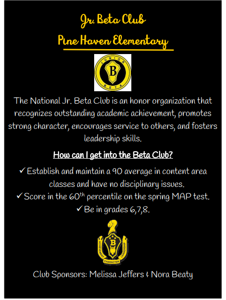 Jr. Beta Club flyer