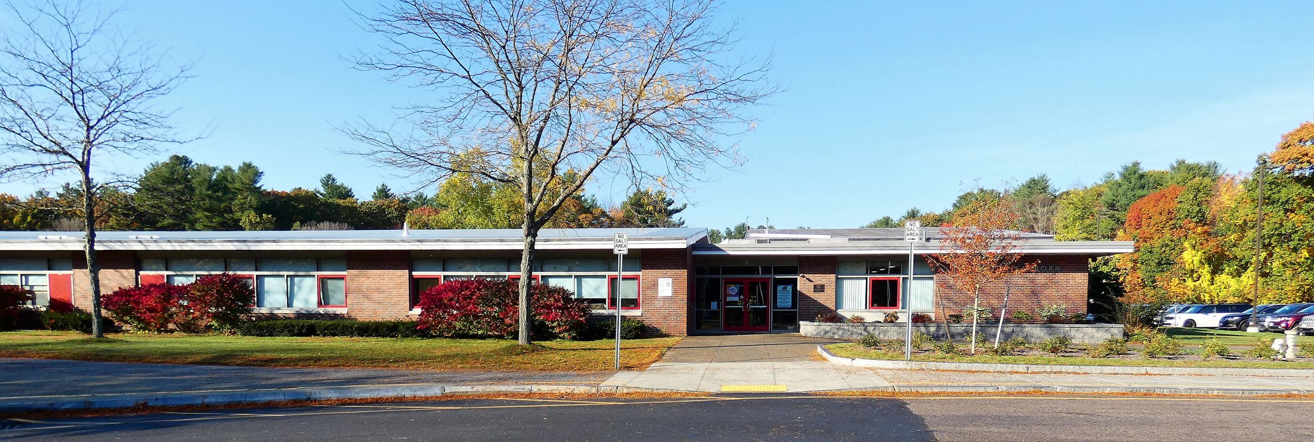 Picture outside of Henry C. Sanborn Elementary School