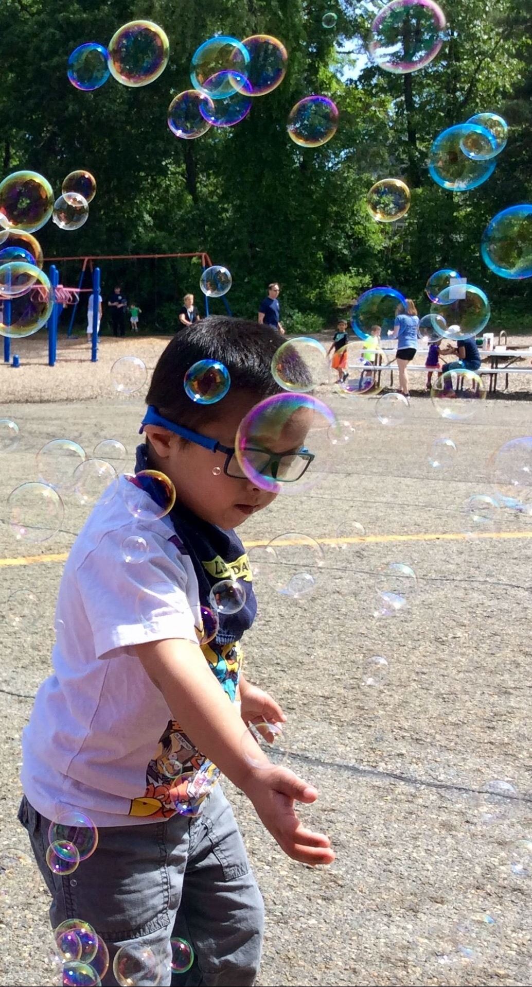 pictures of students at Shawsheen Preschool 