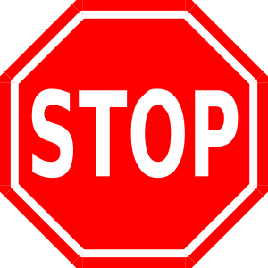 Stop sign