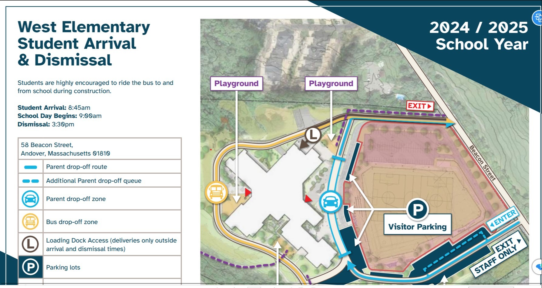 West El Arrival & Dismissal Plan - 2024-08-28