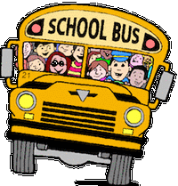 a sketch of a school bus