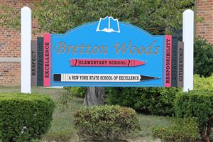 Photo of Sign in front of Bretton Woods Elementary