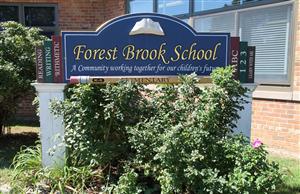 Photo of sign in front of Forest Brook Elementary School