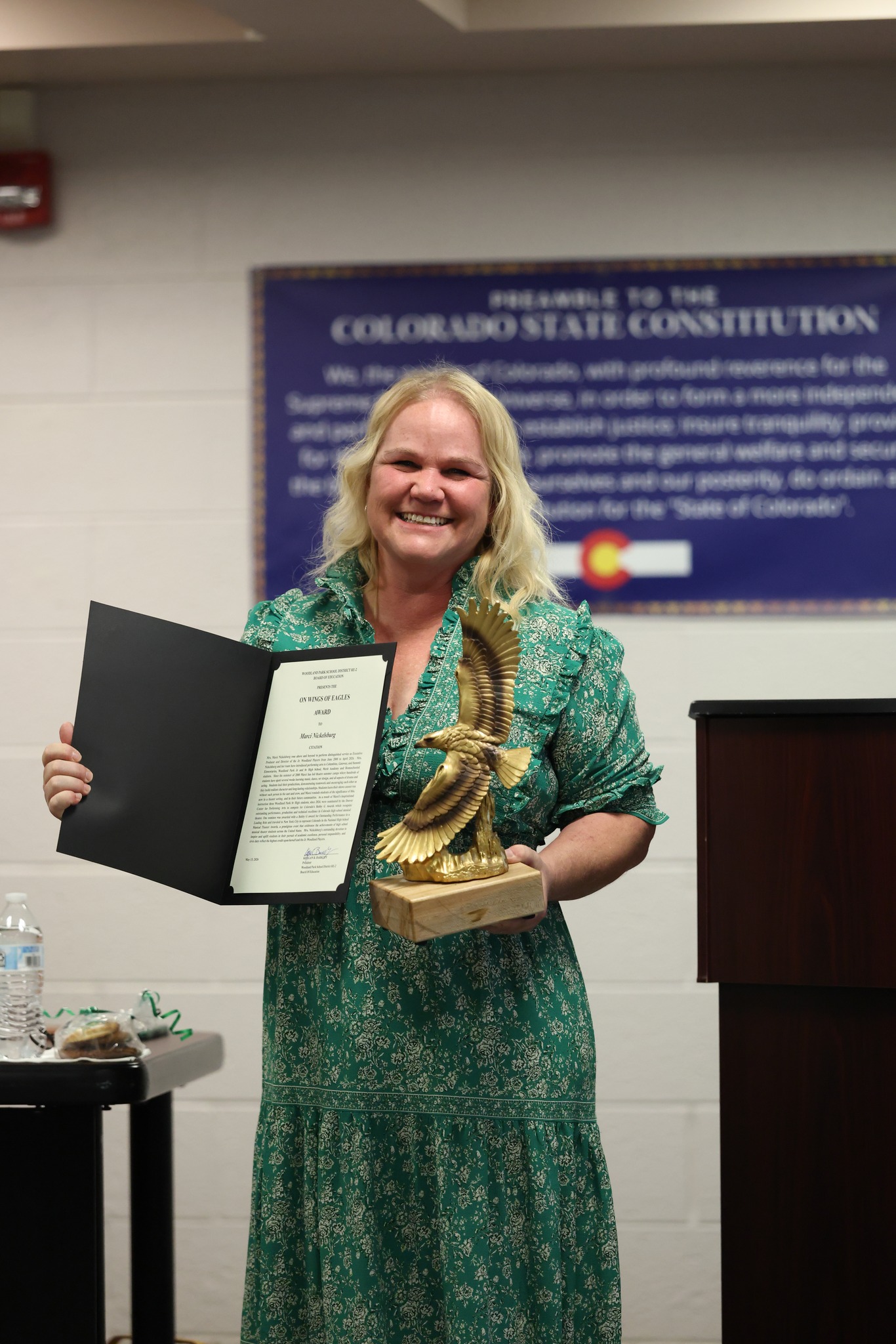 Marci Nickelsburg, May recipient of the On Wings of Eagles