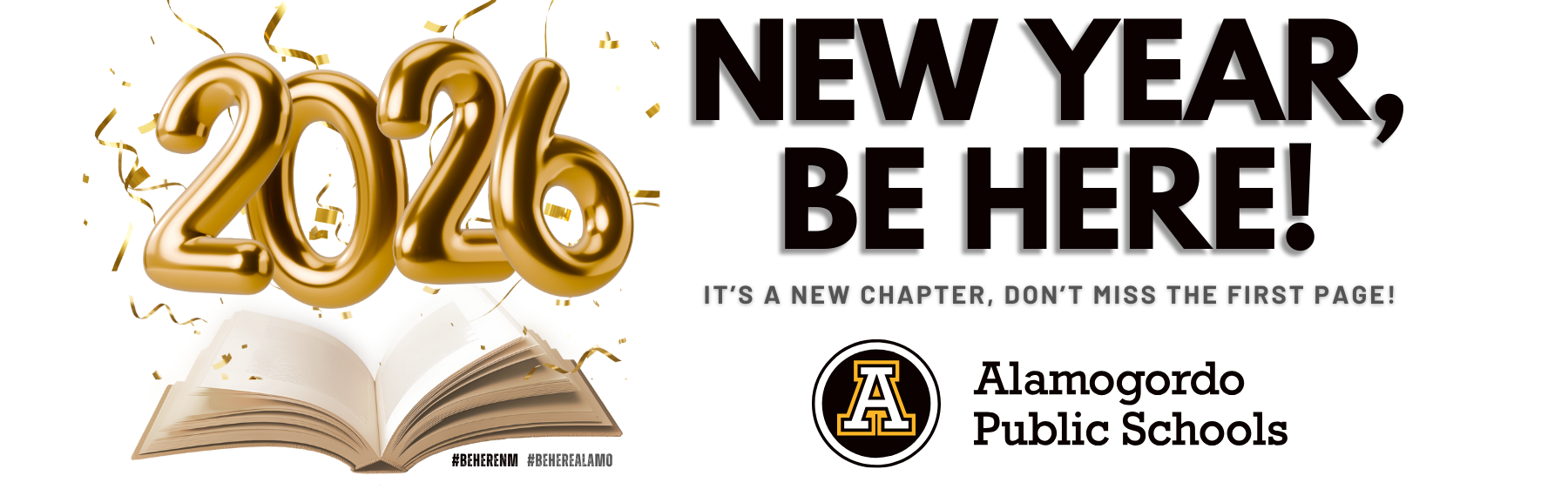 January Be Here Graphic 