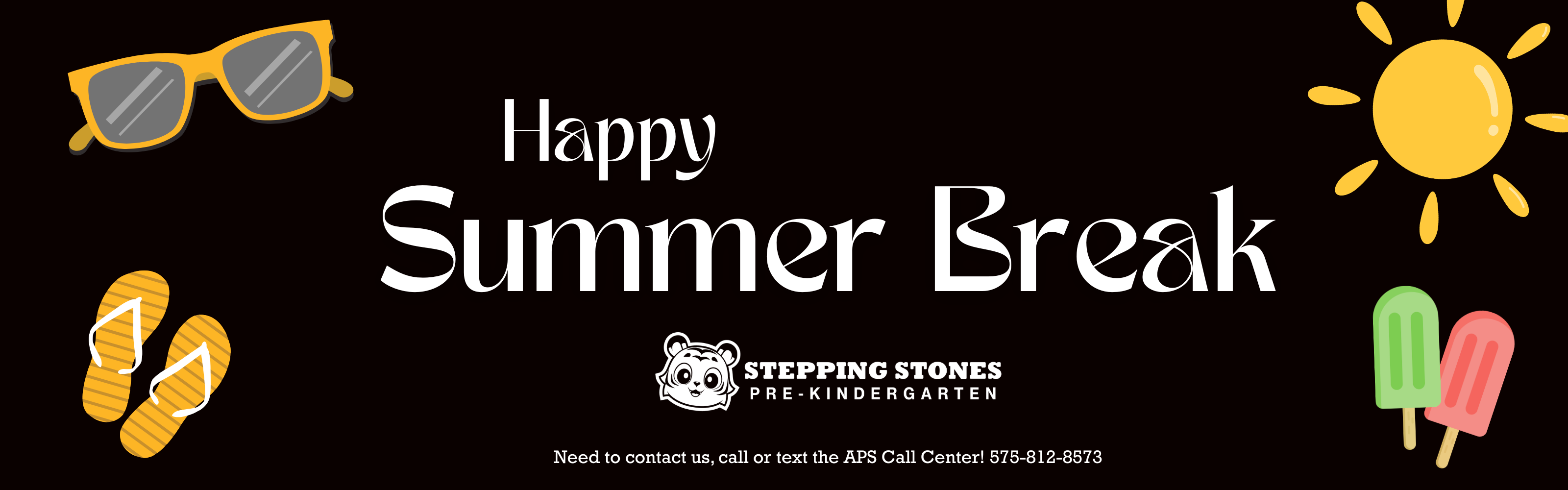 Summer Break Header Graphic
