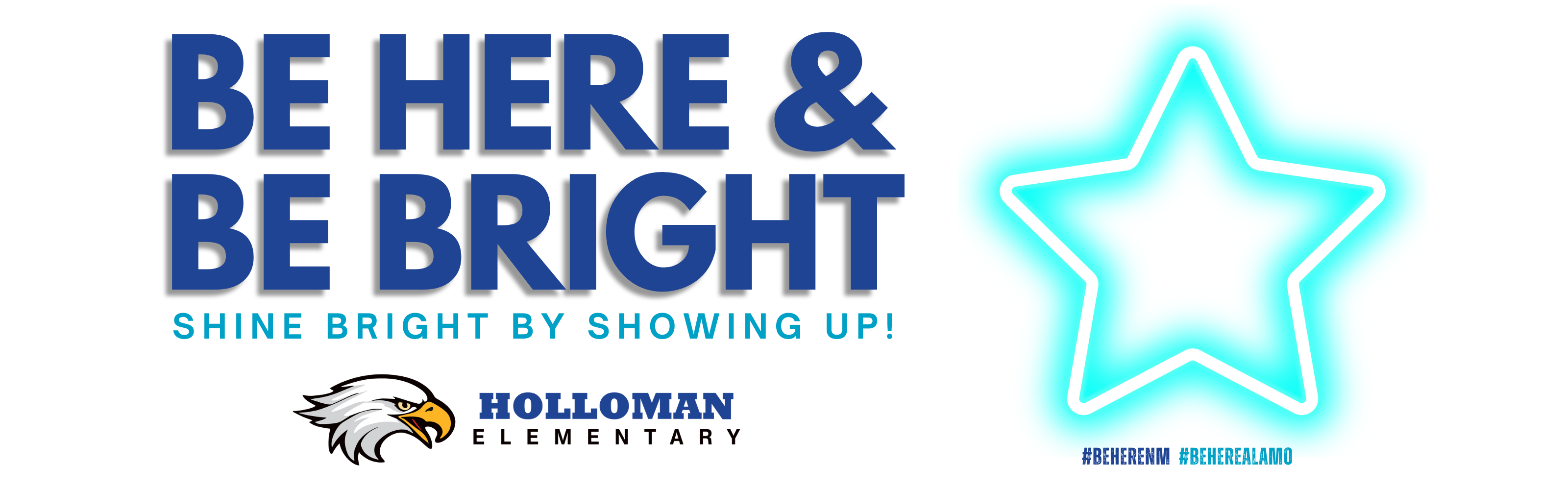 Be Here &amp; Be Bright Graphic