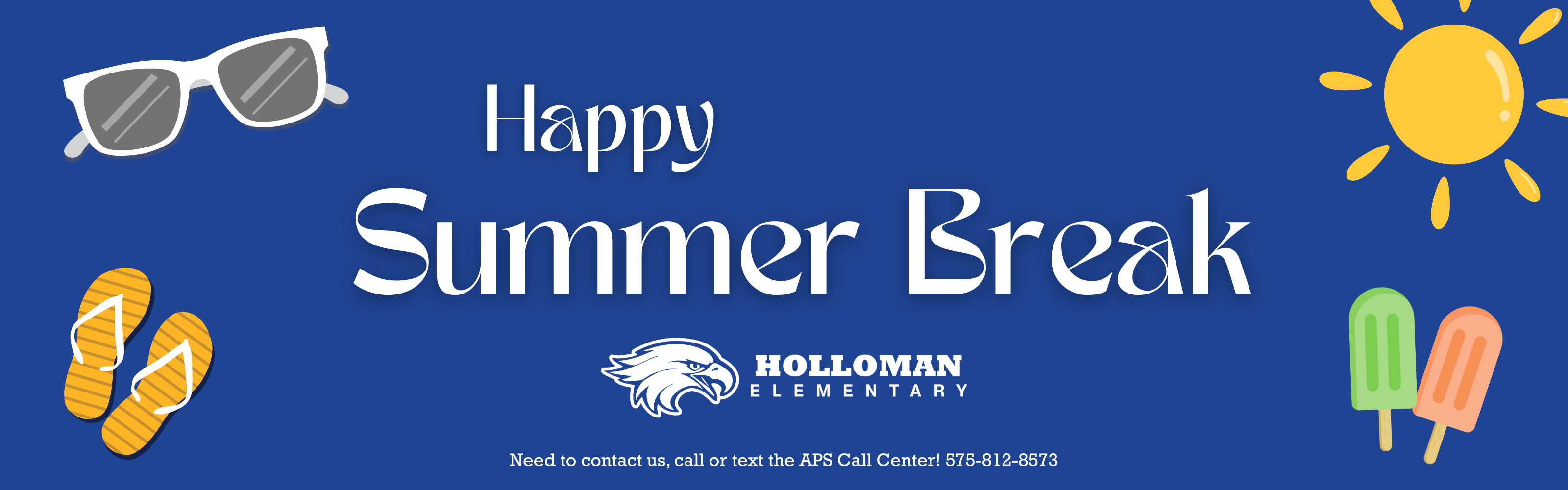 Summer Break Header Graphic